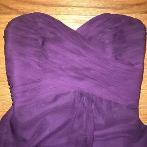 PRICE⬇️🌟✨ Purple strapless bridesmaid dress! 💐